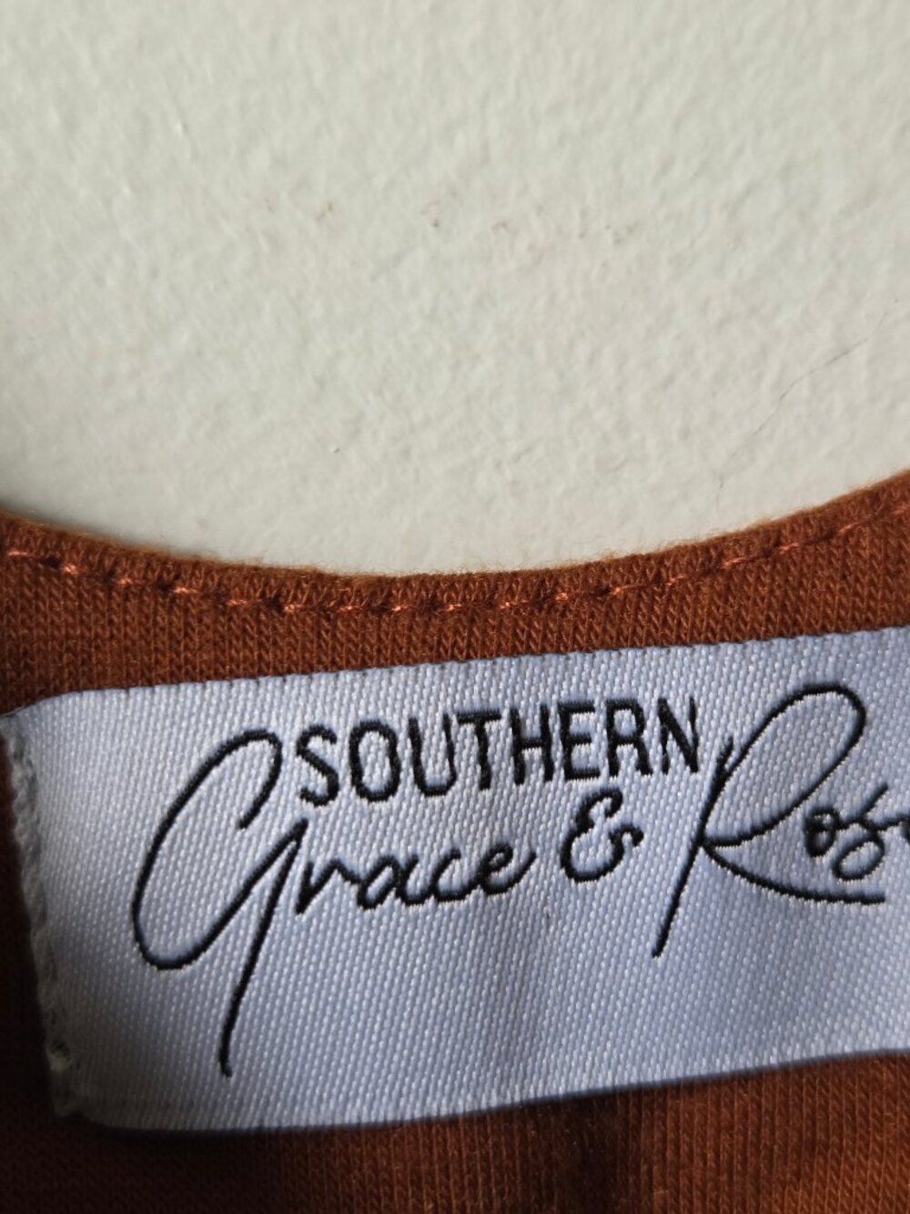 EUC SOUTHERN GRACE & ROSE BROWN BLACK STRIPED SLEEVELESS MAXI DRESS SIZE M - Picture 10 of 13